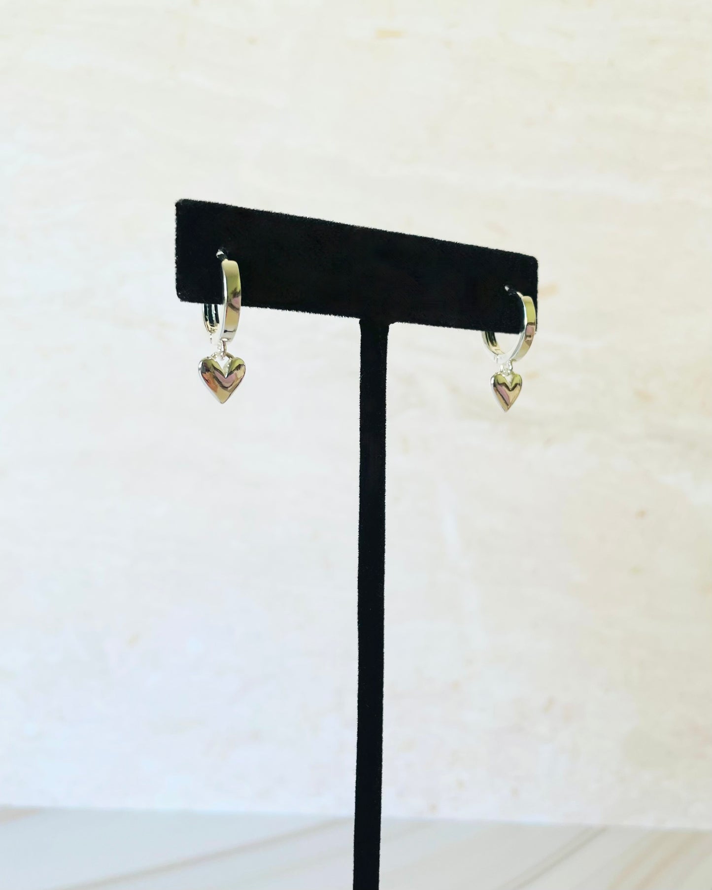 Aretes Amber - Plateado