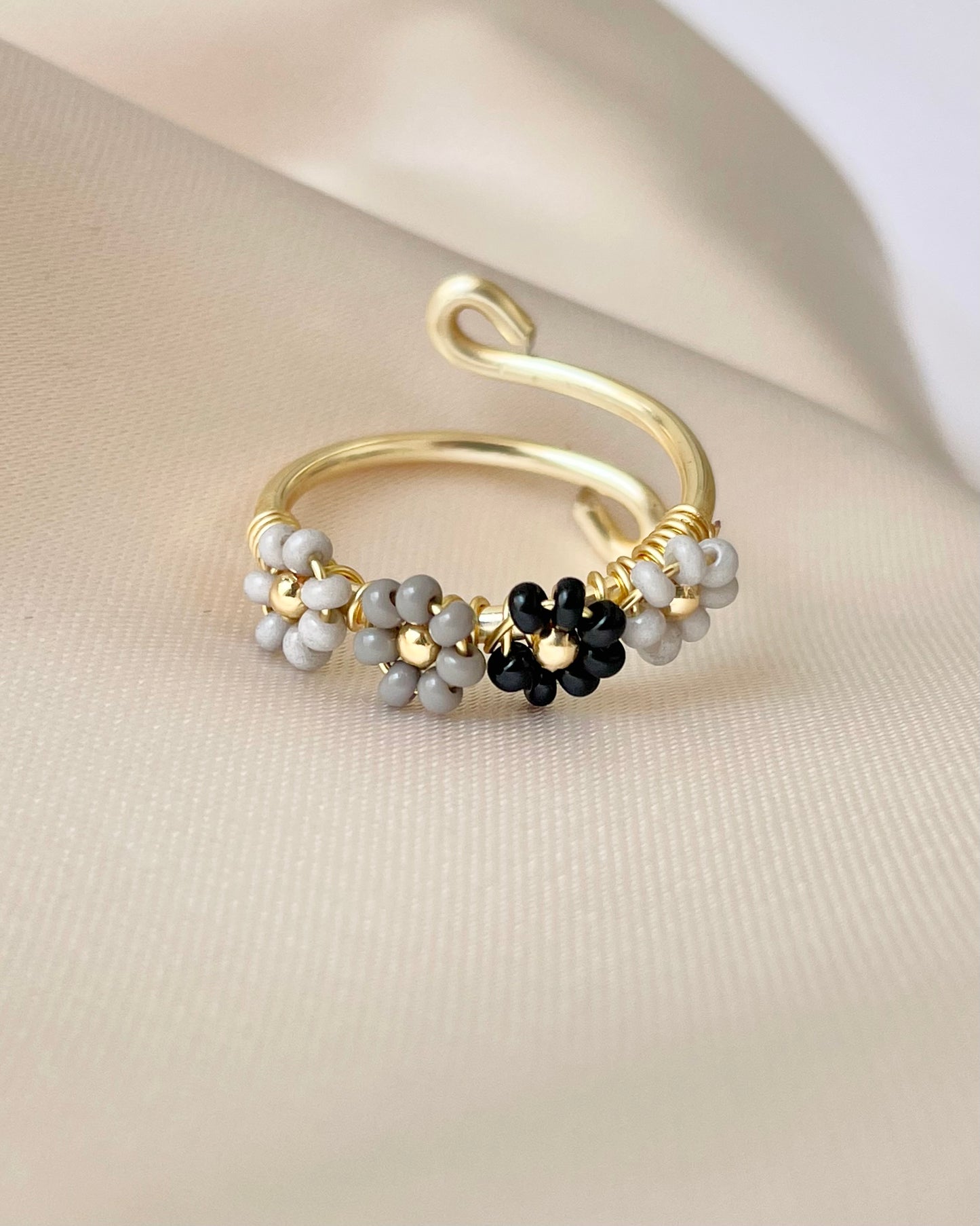 Anillo Dafne - Negro