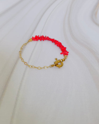 Pulsera Sienna - Coral